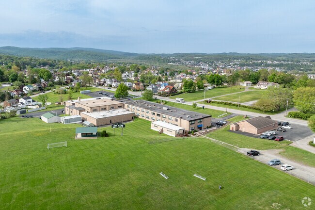 Geibel Catholic Middle/High School is located just outside downtown Connellsvile.