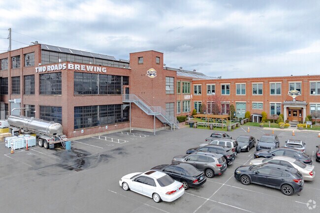 Two Road Brewery is a great place to relax with friends with a fresh beverage in Stratford.