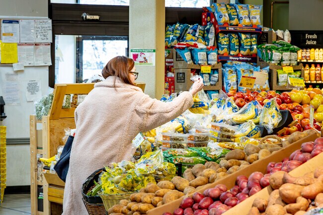Old Brookville residents will find food shopping at Holiday Farms Market in nearby Glen Head.