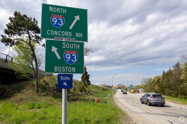 Interstate 93 is a quick drive from Edgeworth and is the quickest way to get into Boston.