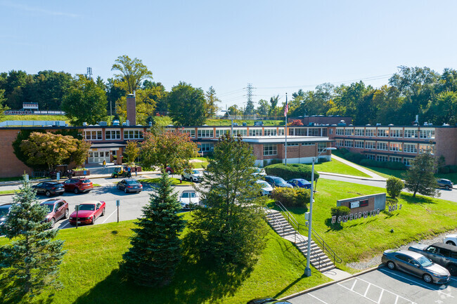 Valhalla High School is located right next door to the Middle School.