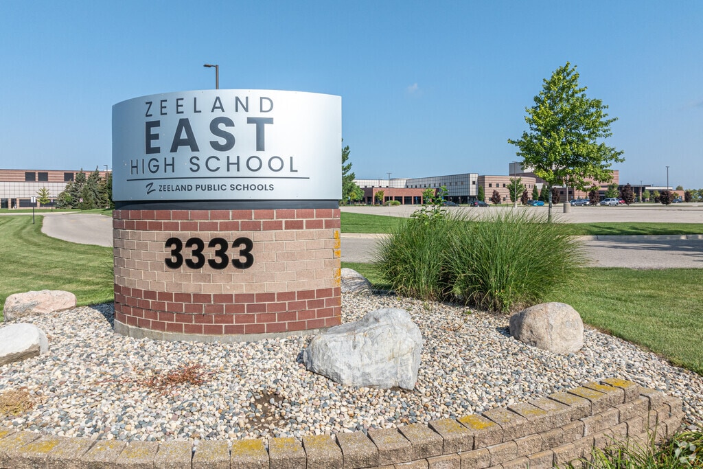 Zeeland East High School in Zeeland, Michigan.