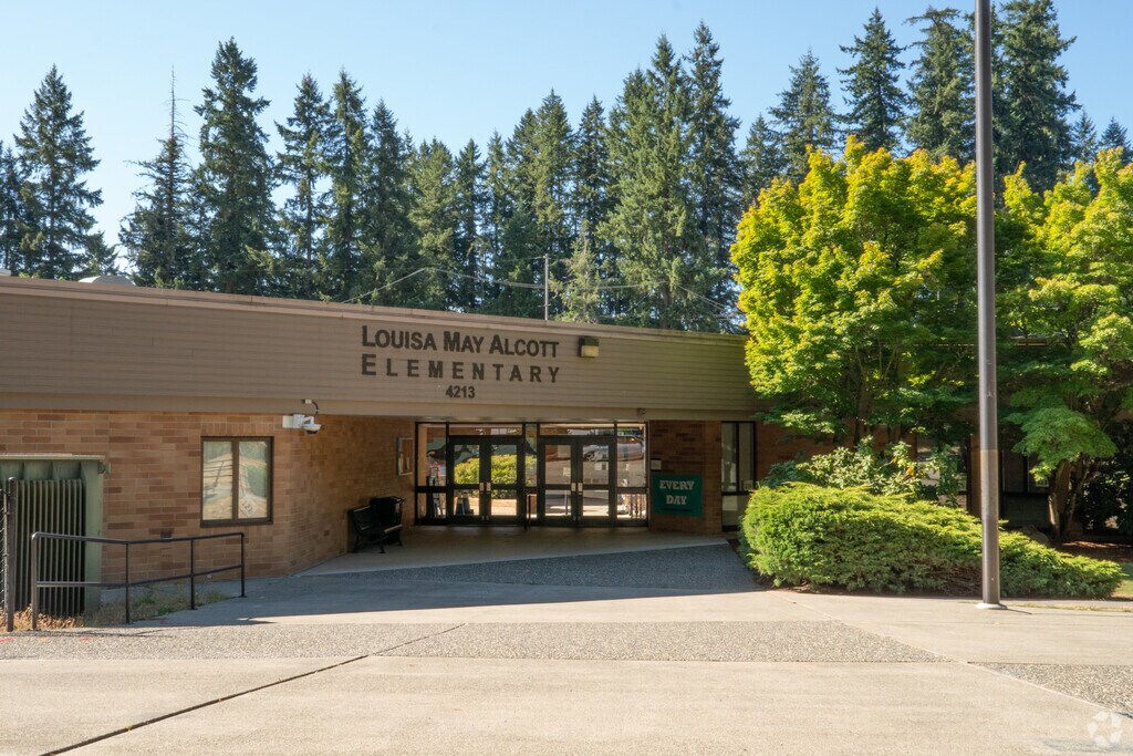 Louisa May Alcott Elementary School in the Union Hill-Novelty Hill neighborhood.