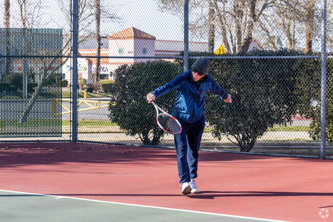 Marie Kerr Park in Northwest Palmdale is home to active tennis players year-round.