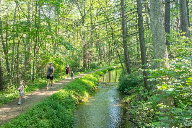 The 1,125-acre Caledonia State Park offers numerous scenic hiking trails.