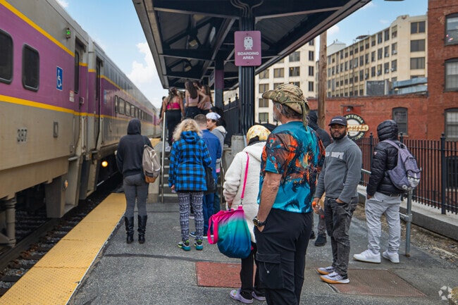 Locals can easily commute to Boston from Haverhill Station.