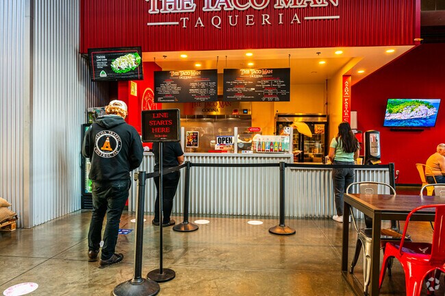 Grab some tacos from The Taco Man Taqueria at the Glendora Public Market in Glendora.