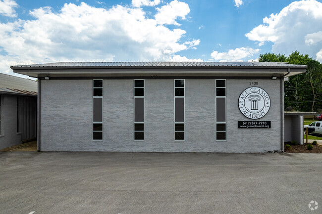 The Grace Classical Academy is located in a renovated church building.