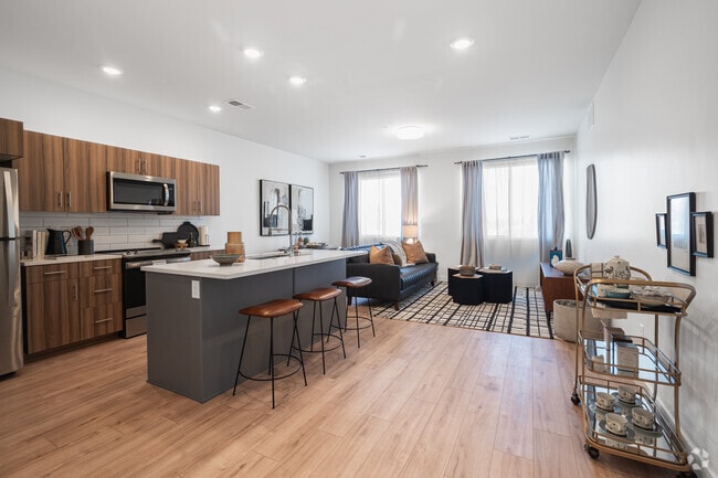 1BR, 1BA - 807SF - Living Room