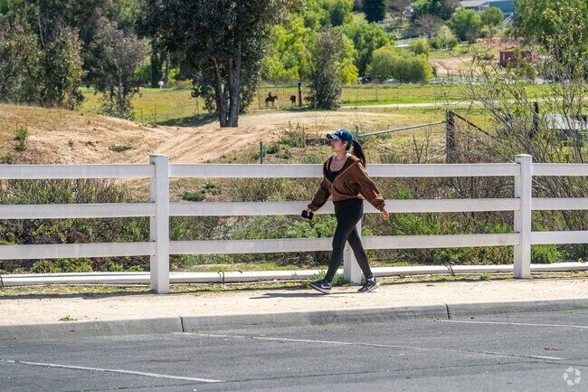 Los Alamos Hills Sports Park offers sports fields, walking trails, and playgrounds for all ages.