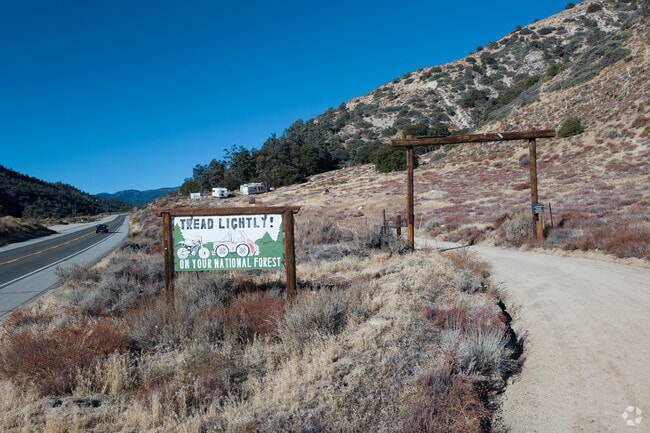 The entrance to Cold Springs Canyon in Frazier Park.