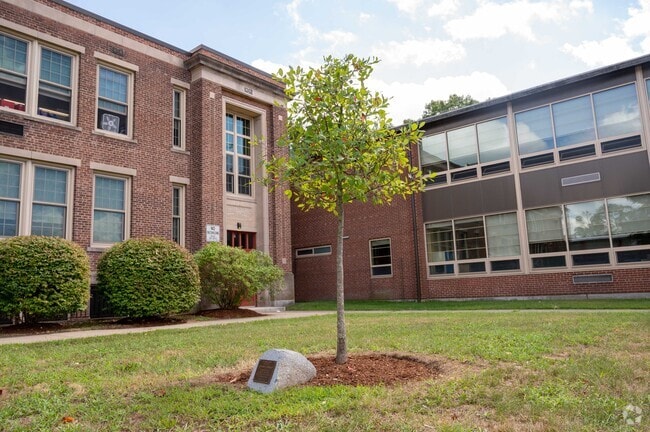 There is a new tree dedicated and planted outside of the Warner School.
