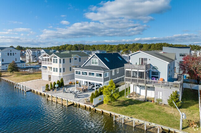 Locals park their cars in their driveways and their boats in their back yards in South Bethany.