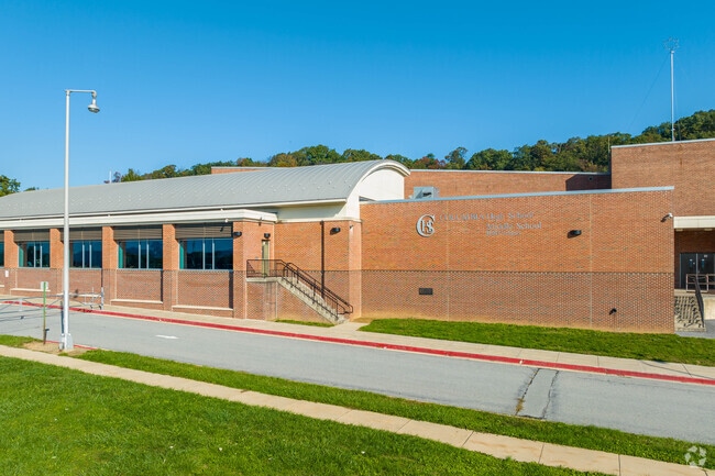 Older students attend the Columbia High School in Columbia.