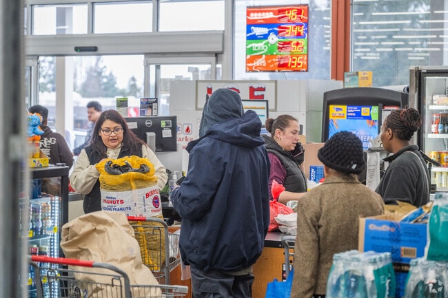 Valley Harvest Market in Laurelwood is the most popular place to shop.