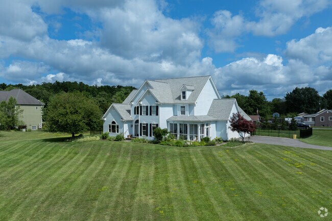 Large homes on spacious lots are popular in South Lansing.