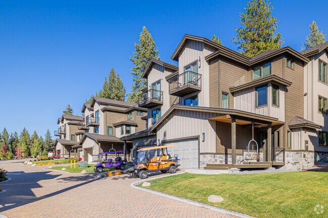 A few large duplexes sit behind Stateline casinos, perfect for a ski trip getaway.