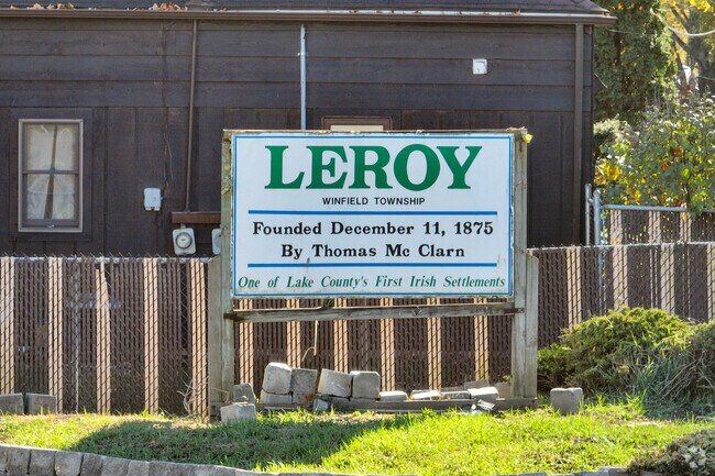 The town of Leroy was founded in 1875 and has some of the same historic charm today.