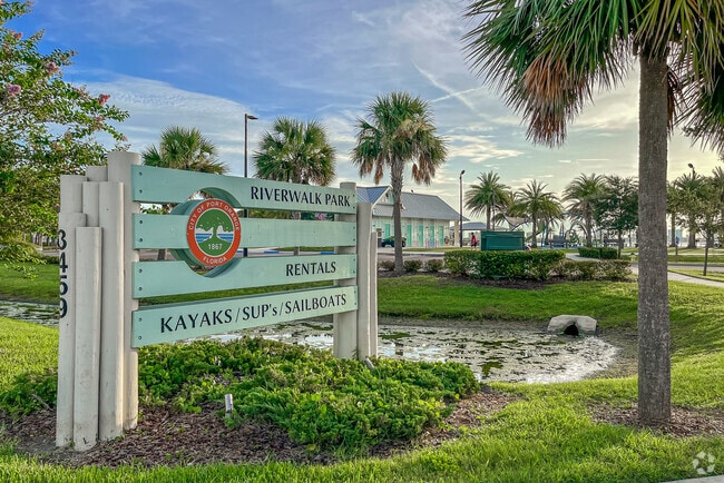 Riverwalk Park is located on the Halifax River in Port Orange.