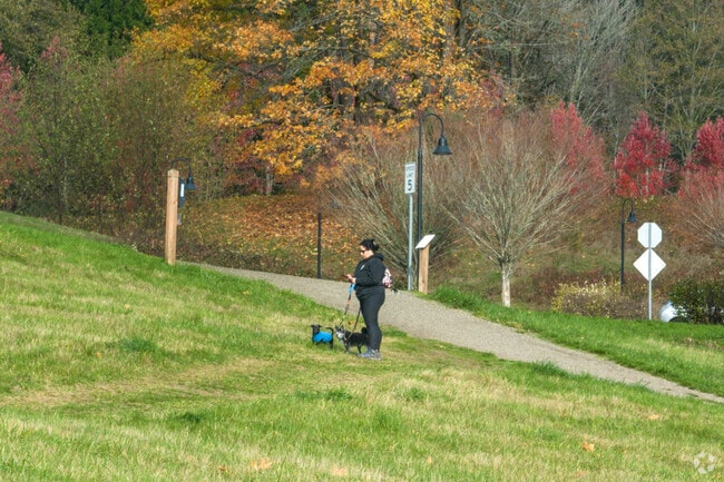Residents of Rosedale can walk their dogs on the paved trails at Sehmel Homestead Park.