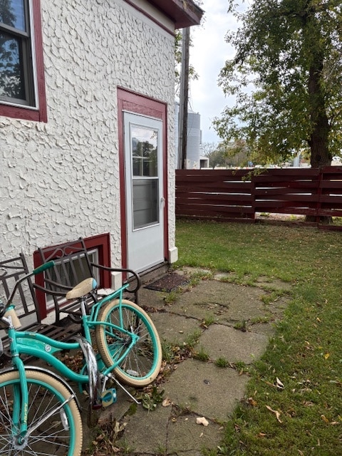 Back door entrance