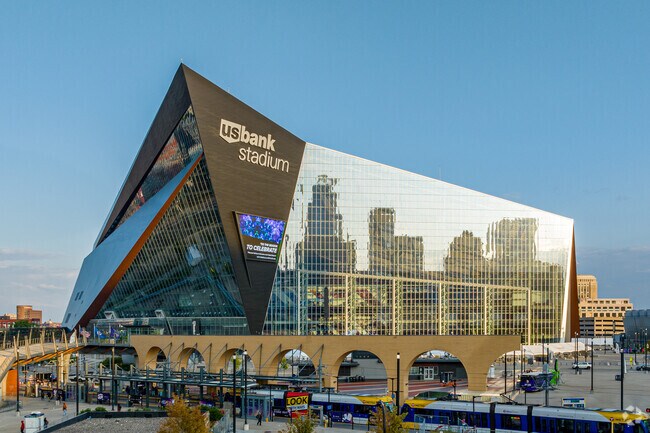 U.S. Bank Stadium is home of the Minnesota Vikings and the best concert venue in Downtown East.