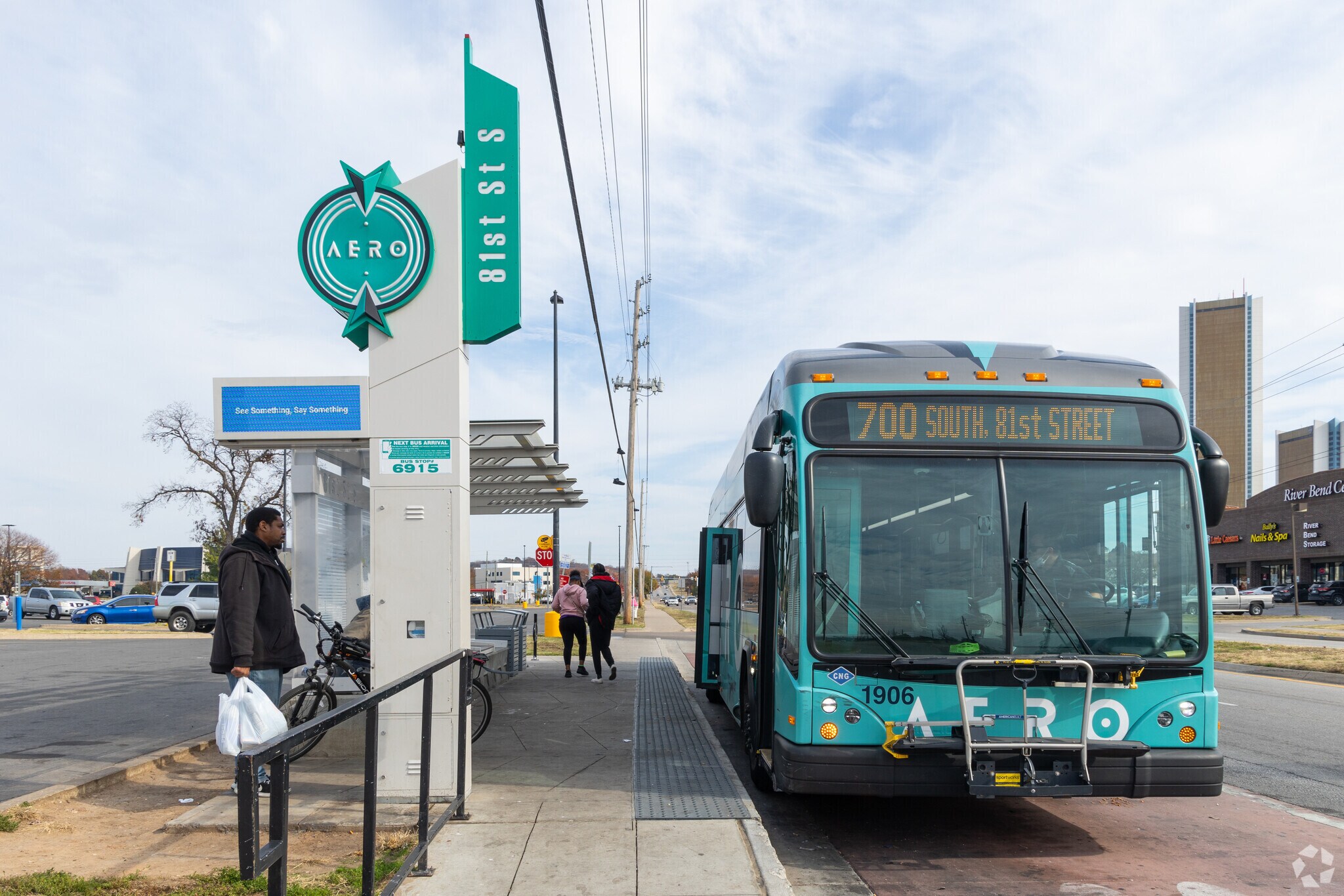 Locals take Tulsa Transit's Aero from Oral Roberts-Walnut Creek to the Tulsa Metro.