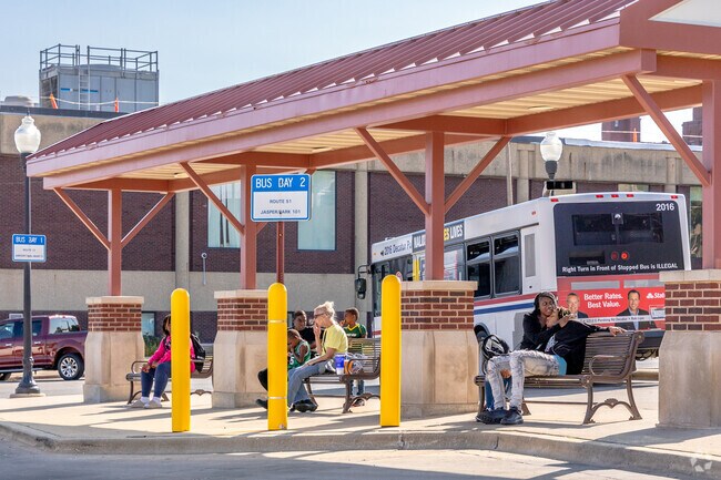 Travel around South Shores is easy thanks to the local bus system.