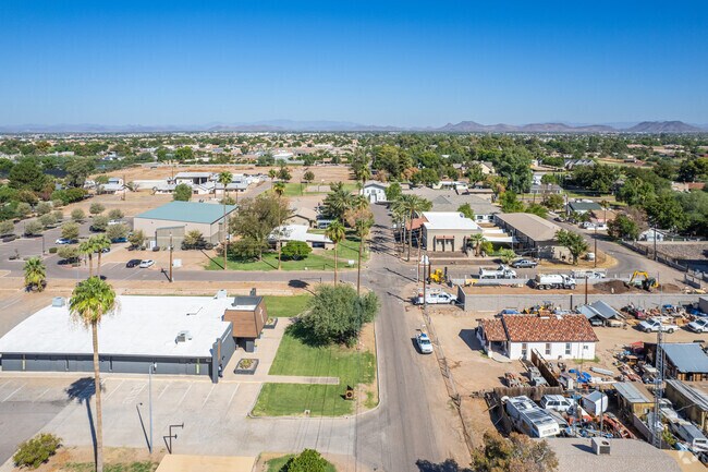 A bird's-eye view of knowledge unfolding at Living Word Academy in Peoria.