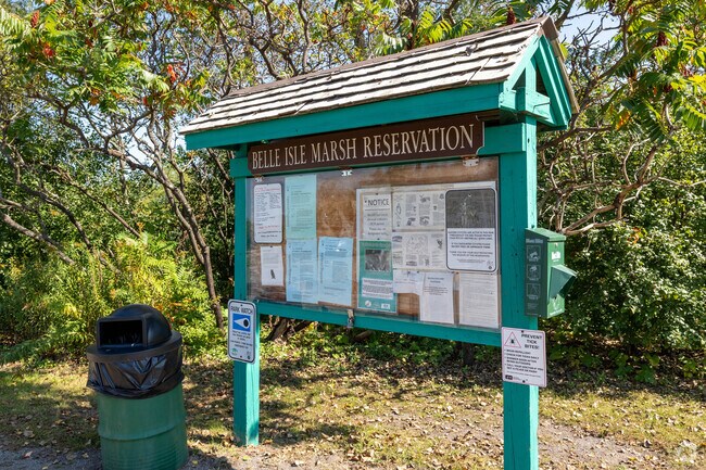 Belle Isle Marsh Reservation in Harbor View Orient Height has lots of trails for hiking.