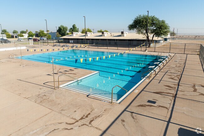 Summer fun unfolds at the Calipatria community pool, a favorite for local families.