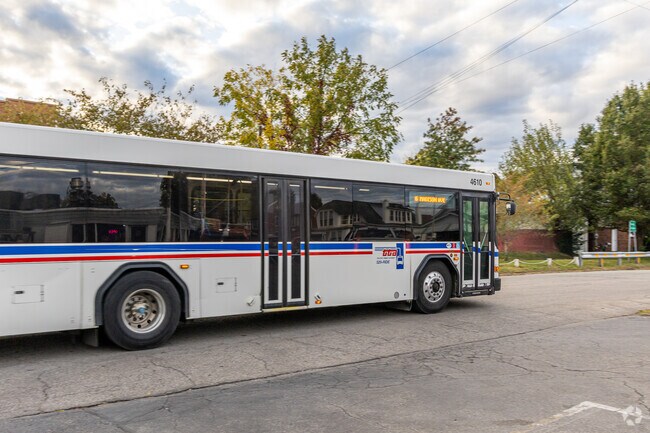 Bus transportation is available through West Huntington into downtown and beyond via TTA.