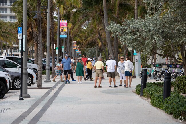 The Pompano Beach board walk is a perfect place to go and enjoy the outdoors.