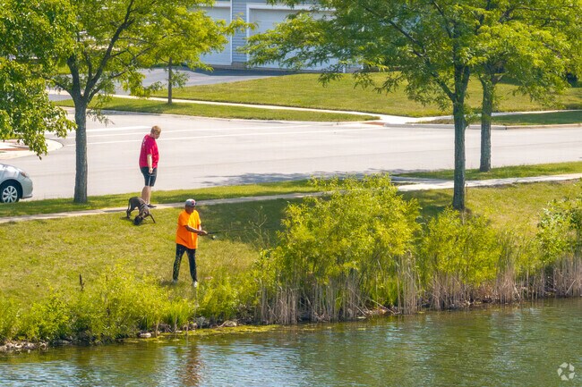 Crystal Lawns residents fish in one of the area's many ponds.