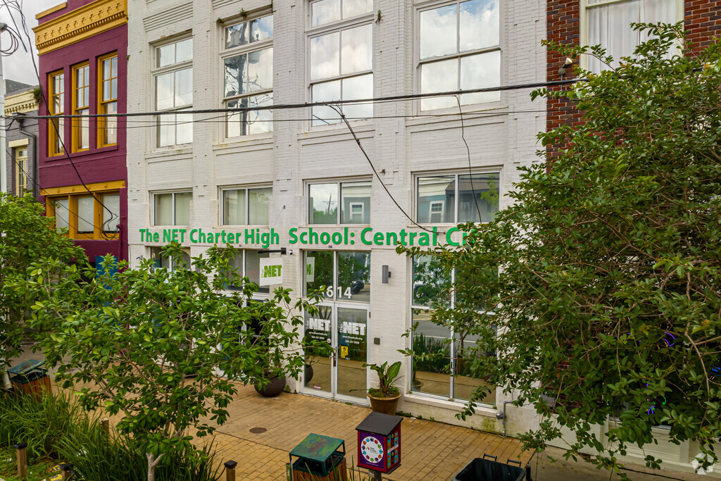 The NET Charter High School serves families in the Central City neighborhood of New Orleans.