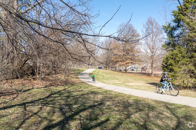 Sycamore Knolls is home to Southeast Park with biking, walking and tennis common activities.