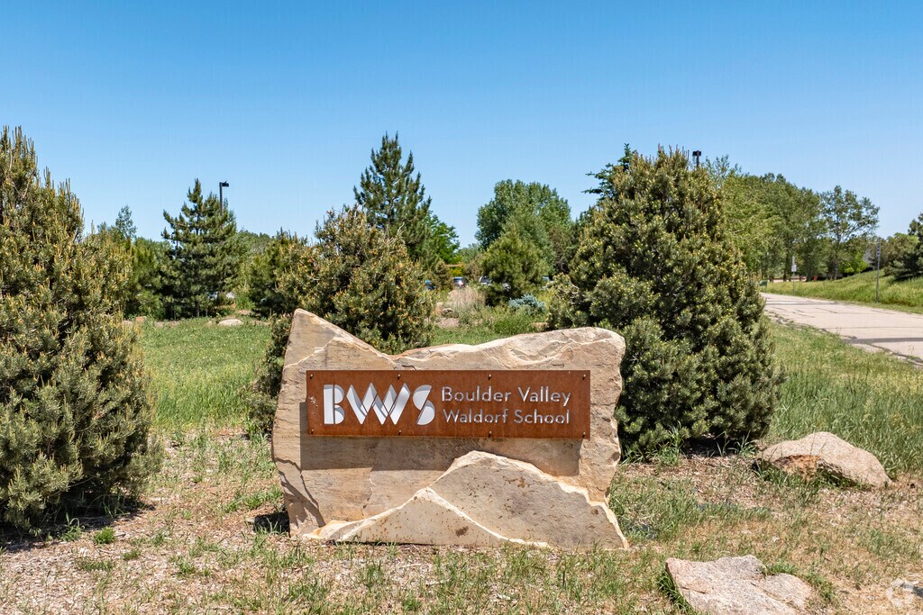 Voted Best private school, Boulder area, Waldorf education outdoors on rural campus.