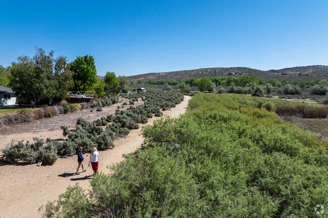 The walking trails at Riverview Park  extend for miles into rural Carson including much of Riverview.