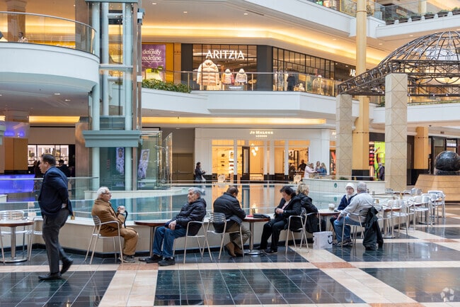 Troy residents enjoy the Somerset Collection year round for shopping, exercise and conversation.