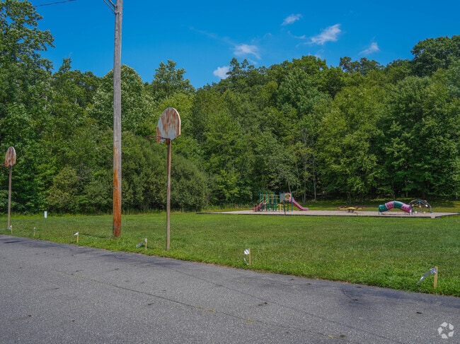 Edith M. Decker School has a large recreational area for students.