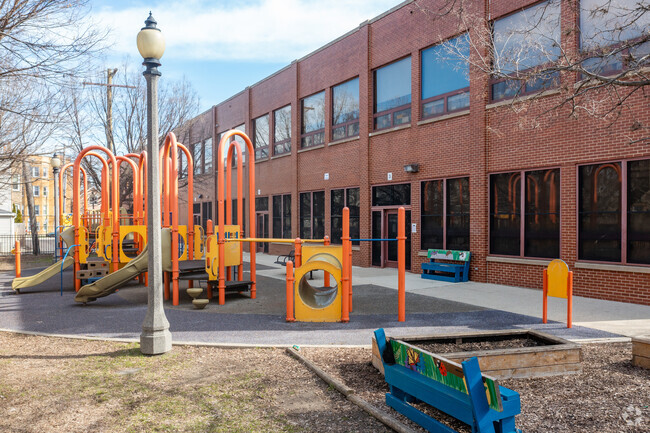 Funston Elementary has two playgrounds for students to enjoy.