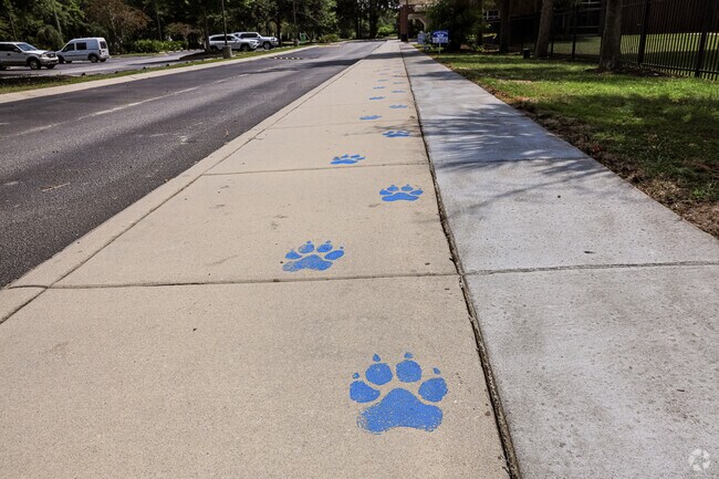 School spirit mascot prints at Mamie Whitesides Elementary School in Mount Pleasant, S.C.