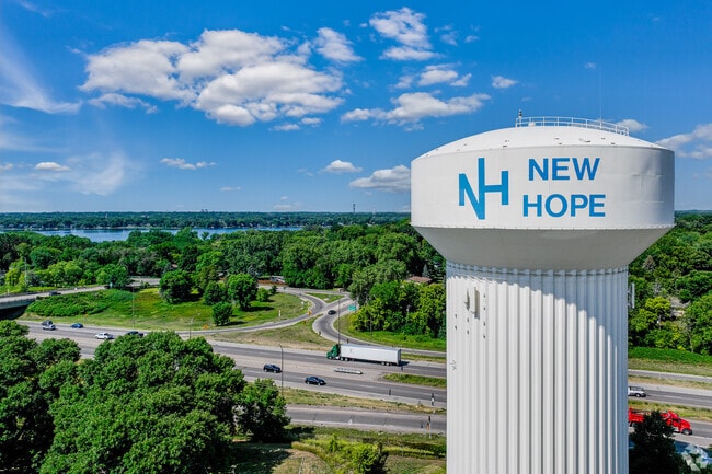 The Hidden Valley neighborhood is situated on the western border of New Hope.