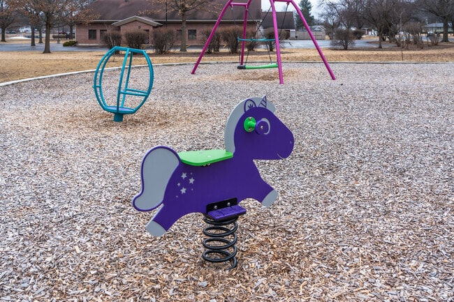 Kids will love the different types of play equipment at Royal Oaks Park.