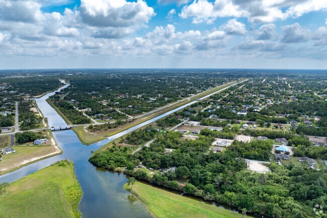 Harns is a preserve located on the eastern side of Buckingham with scenic waterway views.
