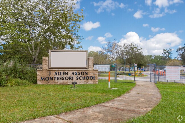 J. Allen Axson Elementary School serves the educational needs of the Hodges neighborhood.
