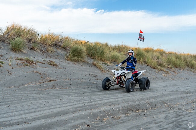 The Samoa Dunes Recreation Area is great for riding quads.