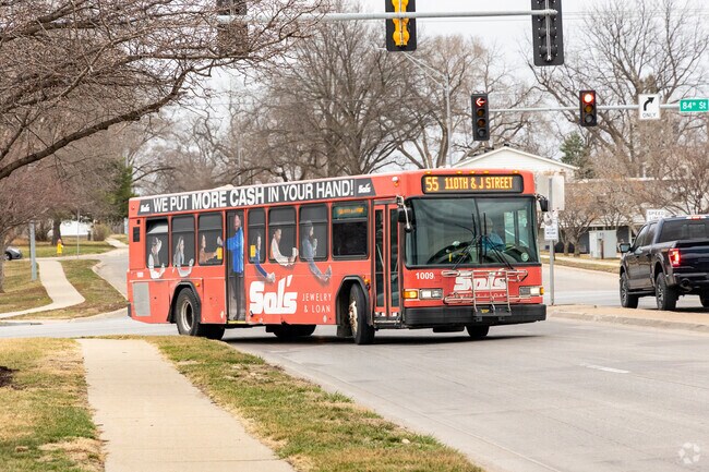 A bus route runs through Ralston and connects to the greater Omaha area.