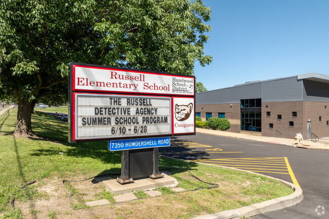 Russell Elementary School is rated a C- by Niche.