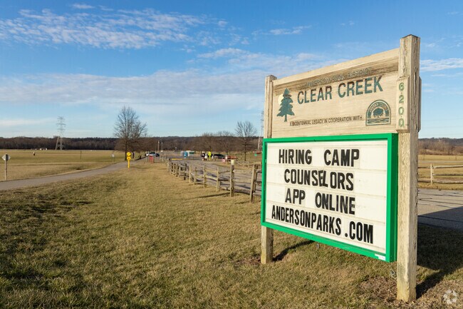 Clear Creek Park in Turpin Hills has a campsite.